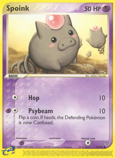 Spoink (74/97) [EX: Dragon] | Game Haven TX
