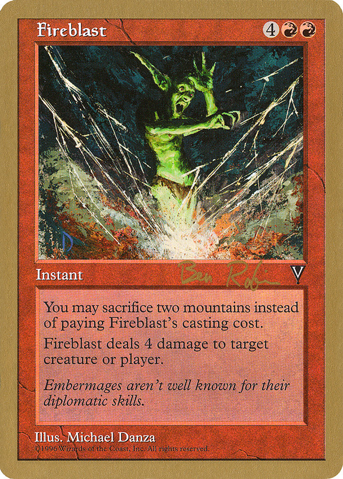 Fireblast (Ben Rubin) [World Championship Decks 1998] | Game Haven TX