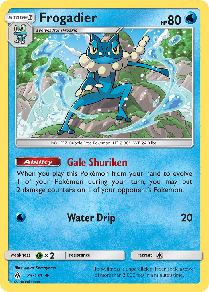 Frogadier (23/131) [Sun & Moon: Forbidden Light] | Game Haven TX