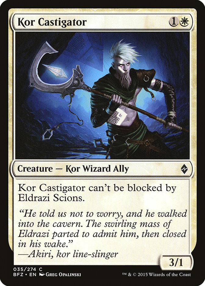 Kor Castigator [Battle for Zendikar] | Game Haven TX