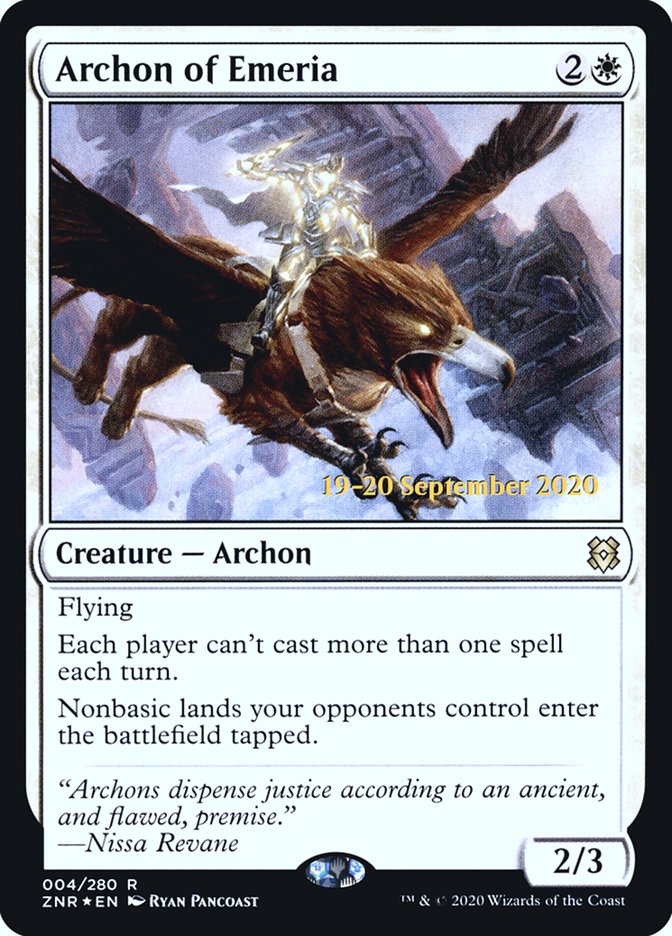 Archon of Emeria [Zendikar Rising Promos] | Game Haven TX