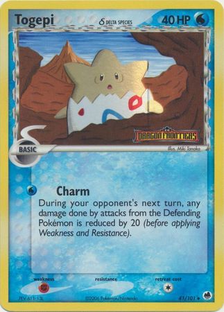 Togepi (41/101) (Delta Species) (Stamped) [EX: Dragon Frontiers] | Game Haven TX