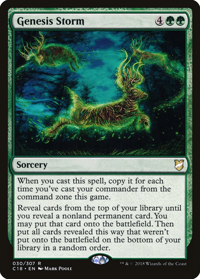 Genesis Storm [Commander 2018] | Game Haven TX