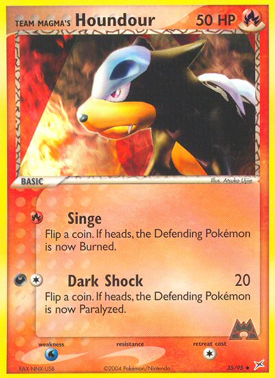 Team Magma's Houndour (35/95) [EX: Team Magma vs Team Aqua] | Game Haven TX