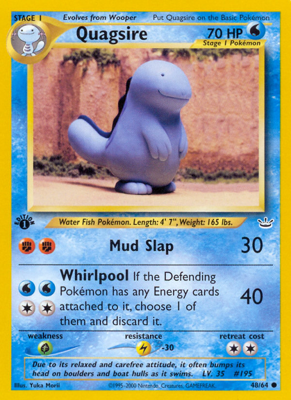 Quagsire (48/64) [Neo Revelation 1st Edition] | Game Haven TX