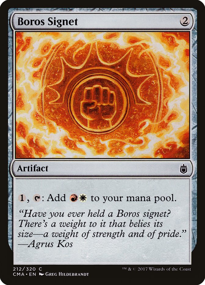 Boros Signet [Commander Anthology] | Game Haven TX