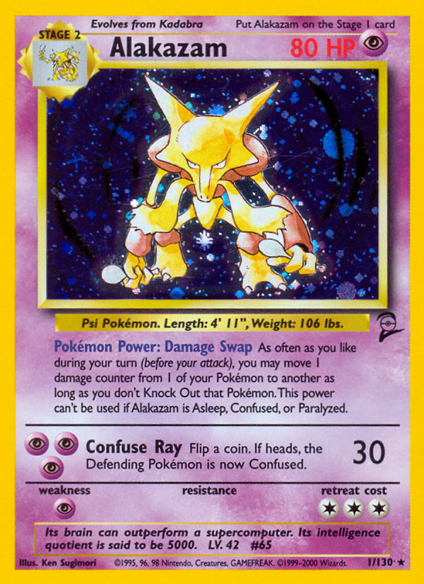 Alakazam (1/130) [Base Set 2] | Game Haven TX
