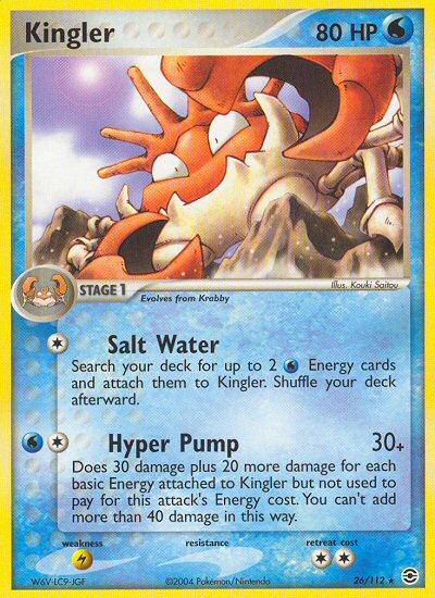 Kingler (26/112) [EX: FireRed & LeafGreen] | Game Haven TX