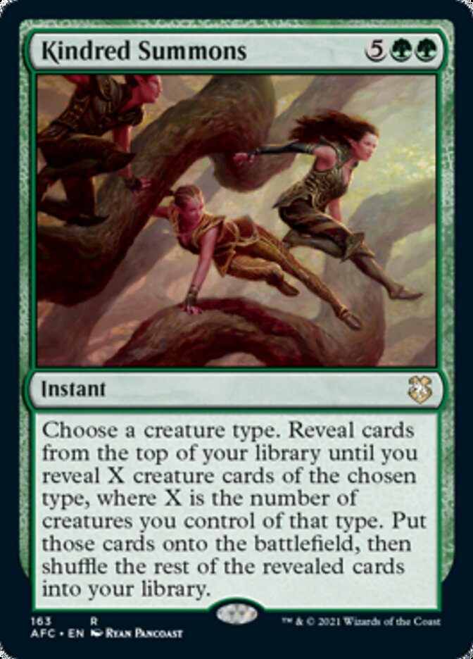Kindred Summons [Dungeons & Dragons: Adventures in the Forgotten Realms Commander] | Game Haven TX