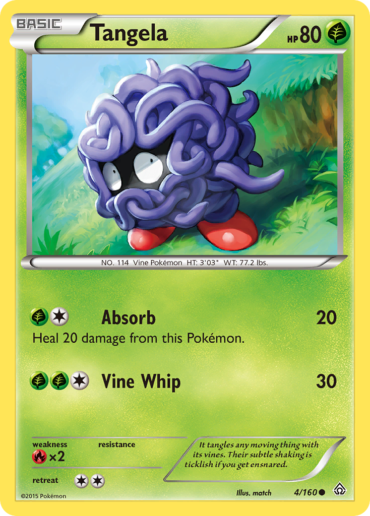 Tangela (4/160) [XY: Primal Clash] | Game Haven TX