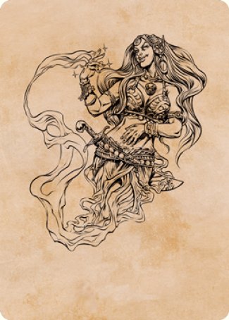 Djinni Windseer (Showcase) Art Card [Dungeons & Dragons: Adventures in the Forgotten Realms Art Series] | Game Haven TX