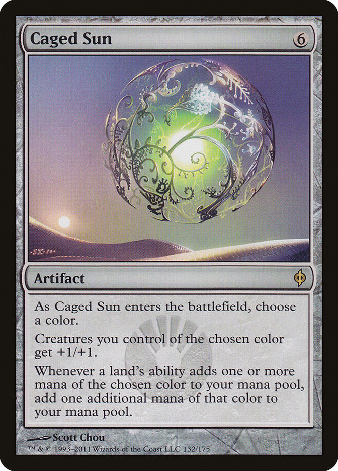 Caged Sun [New Phyrexia] | Game Haven TX