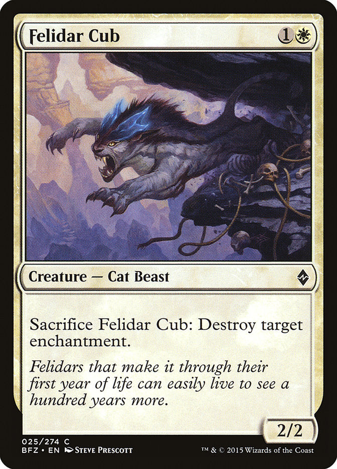 Felidar Cub [Battle for Zendikar] | Game Haven TX