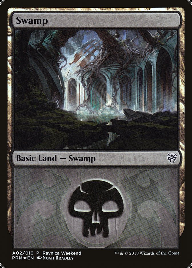 Swamp - Dimir (A02) [GRN Ravnica Weekend] | Game Haven TX