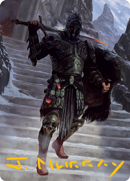 Dakkon, Shadow Slayer Art Card (49) (Gold-Stamped Signature) [Modern Horizons 2 Art Series] | Game Haven TX