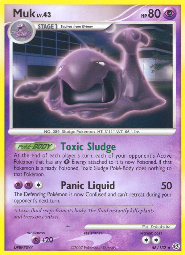 Muk (56/132) [Diamond & Pearl: Secret Wonders] | Game Haven TX