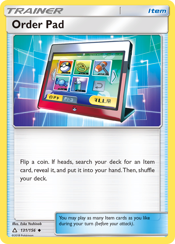 Order Pad (131/156) [Sun & Moon: Ultra Prism] | Game Haven TX