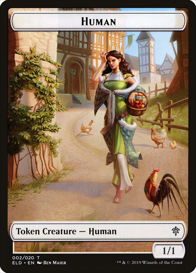Human Token [Throne of Eldraine] | Game Haven TX