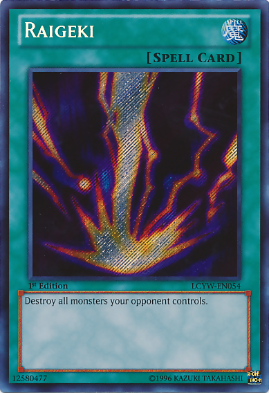 Raigeki [LCYW-EN054] Secret Rare | Game Haven TX