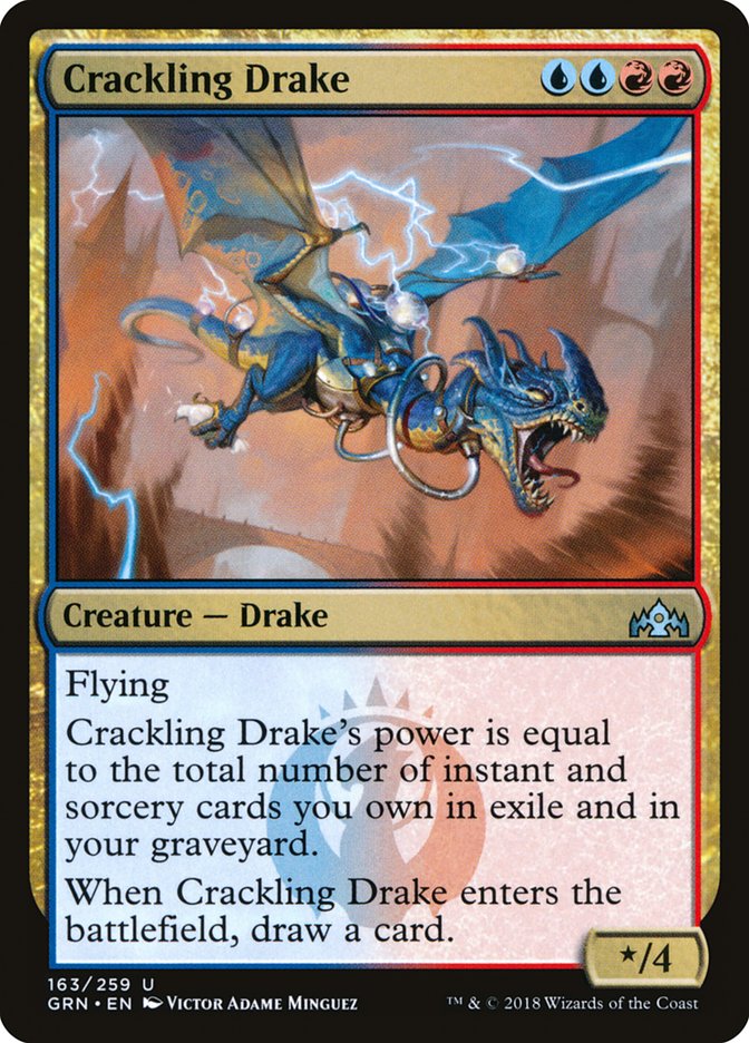 Crackling Drake [Guilds of Ravnica] | Game Haven TX