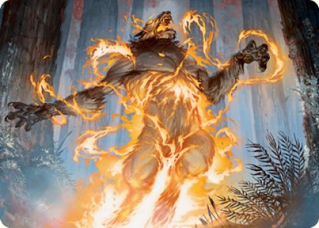 Burn the Accursed Art Card [Innistrad: Midnight Hunt Art Series] | Game Haven TX