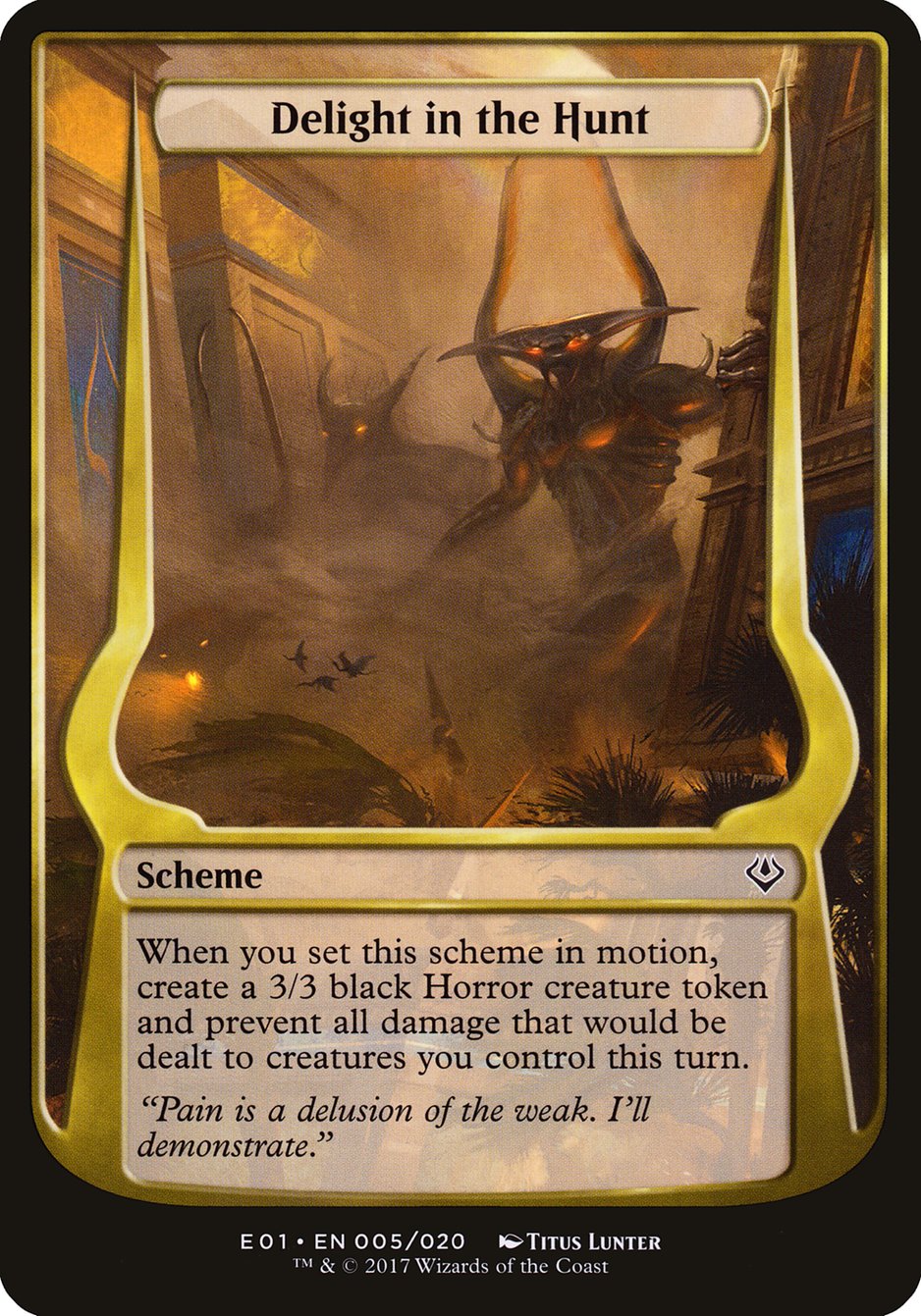 Delight in the Hunt [Archenemy: Nicol Bolas Schemes] | Game Haven TX
