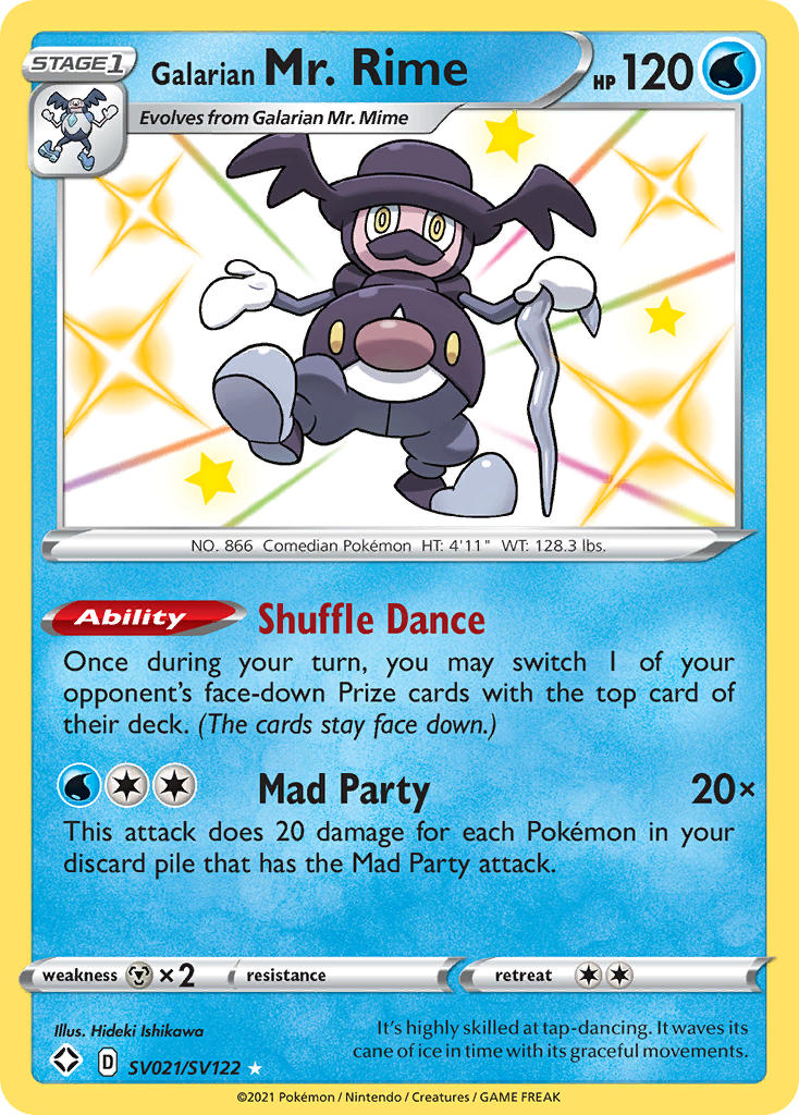 Galarian Mr. Rime (SV021/SV122) [Sword & Shield: Shining Fates] | Game Haven TX