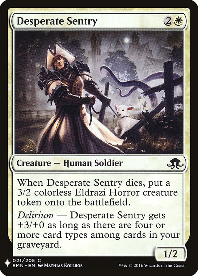 Desperate Sentry [Mystery Booster] | Game Haven TX