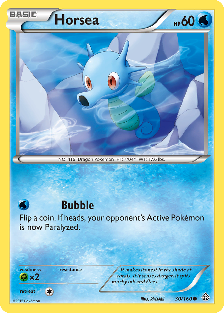 Horsea (30/160) [XY: Primal Clash] | Game Haven TX