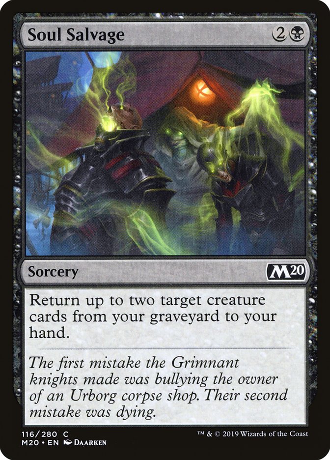 Soul Salvage [Core Set 2020] | Game Haven TX