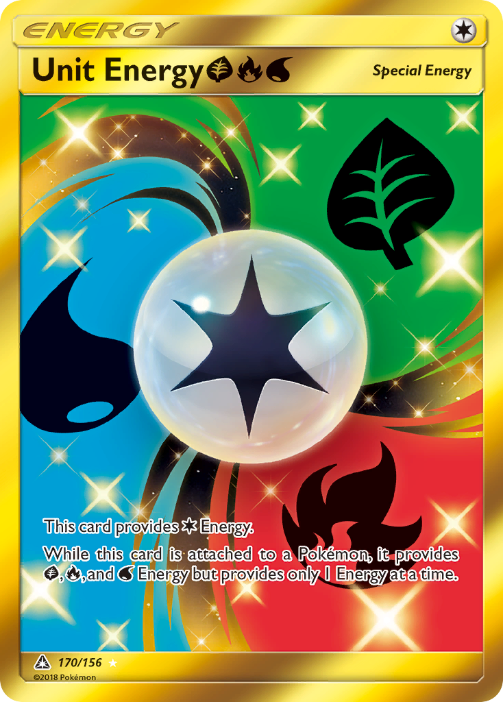 Unit Energy (170/156) (Grass, Fire, Water) [Sun & Moon: Ultra Prism] | Game Haven TX