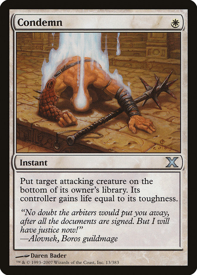 Condemn [Tenth Edition] | Game Haven TX