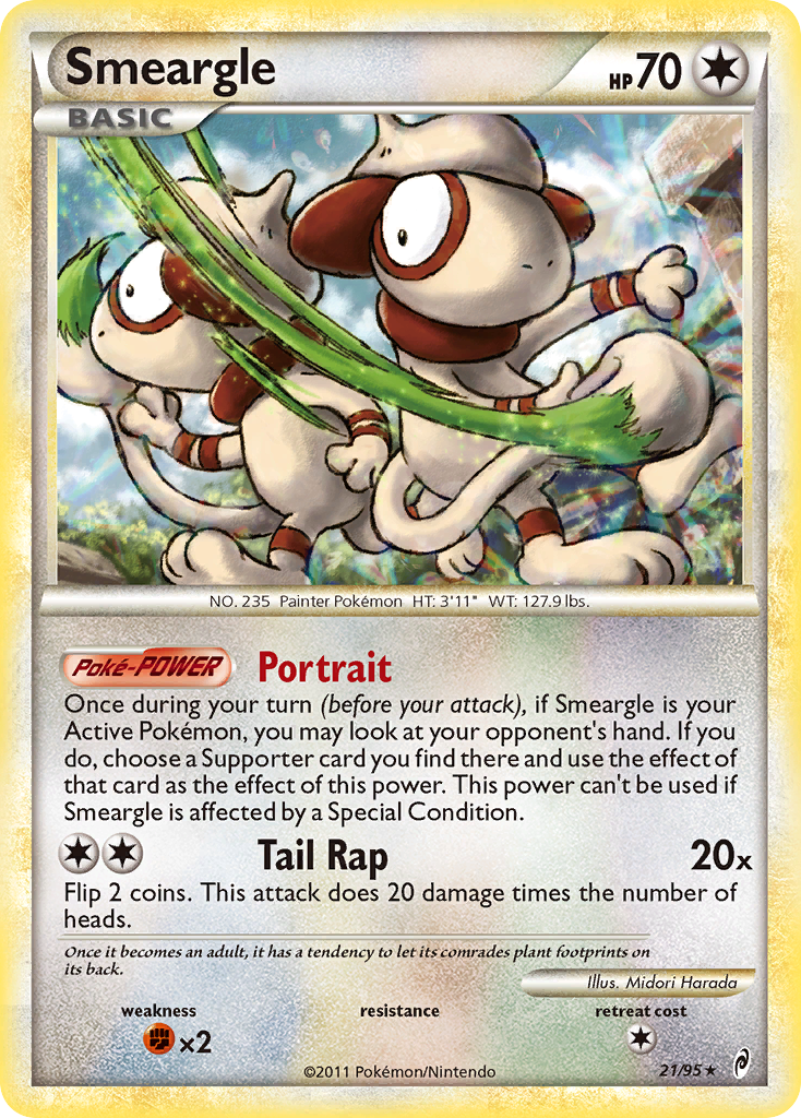 Smeargle (21/95) [HeartGold & SoulSilver: Call of Legends] | Game Haven TX