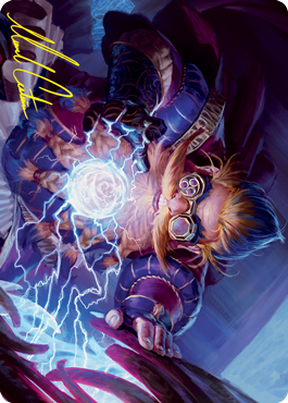 Storm-Kiln Artist Art Card (Gold-Stamped Signature) [Strixhaven: School of Mages Art Series] | Game Haven TX