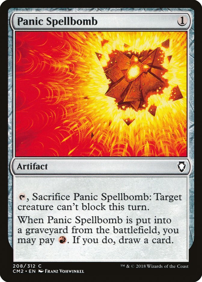 Panic Spellbomb [Commander Anthology Volume II] | Game Haven TX