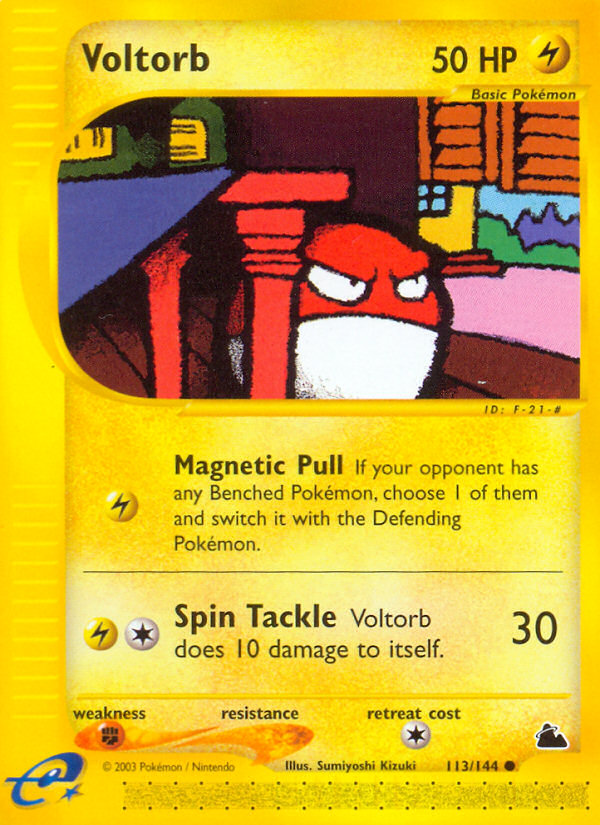 Voltorb (113/144) [Skyridge] | Game Haven TX
