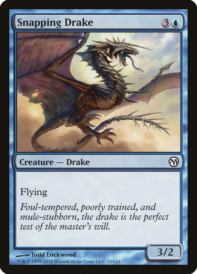 Snapping Drake [Duels of the Planeswalkers] | Game Haven TX