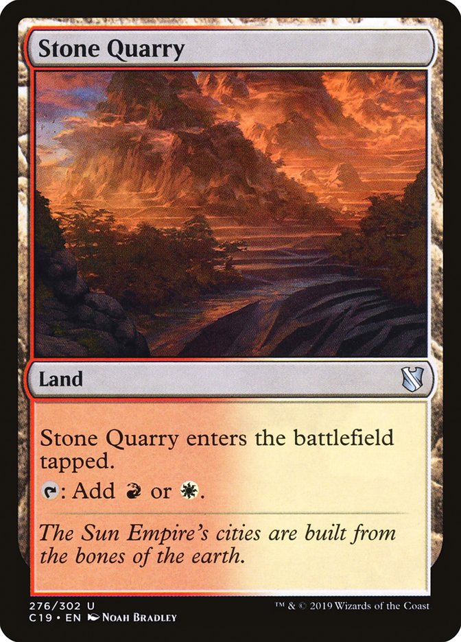 Stone Quarry [Commander 2019] | Game Haven TX