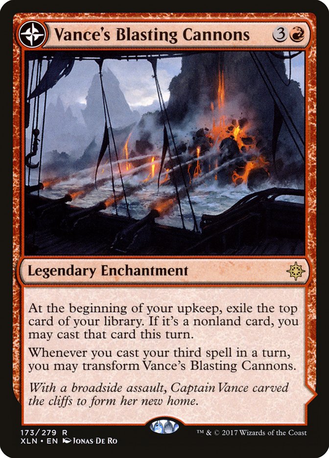 Vance's Blasting Cannons // Spitfire Bastion [Ixalan] | Game Haven TX