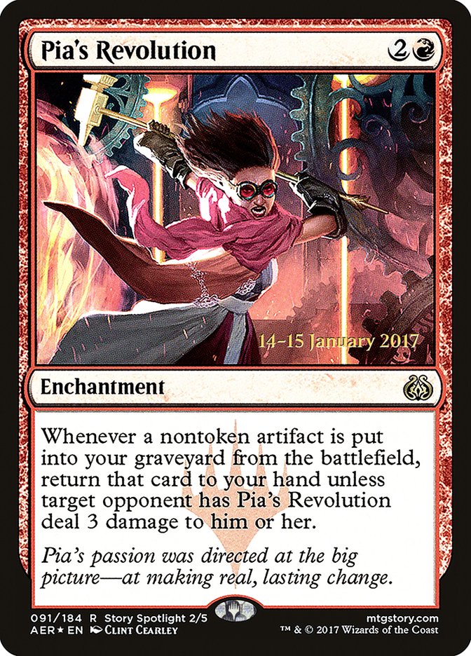 Pia's Revolution [Aether Revolt Promos] | Game Haven TX