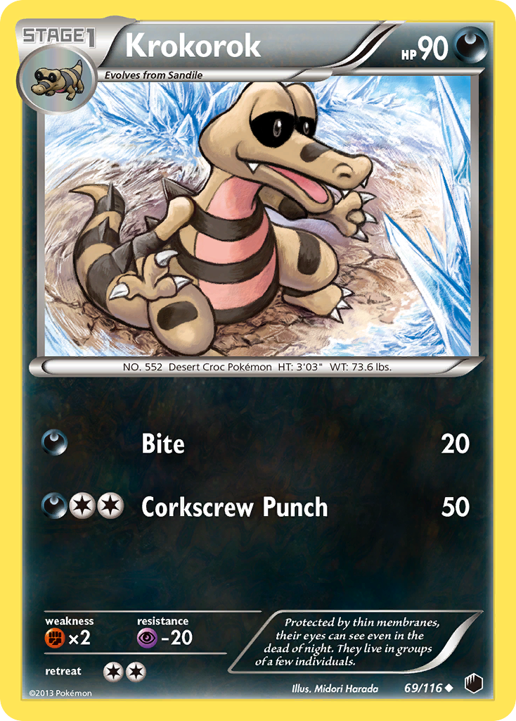 Krokorok (69/116) [Black & White: Plasma Freeze] | Game Haven TX