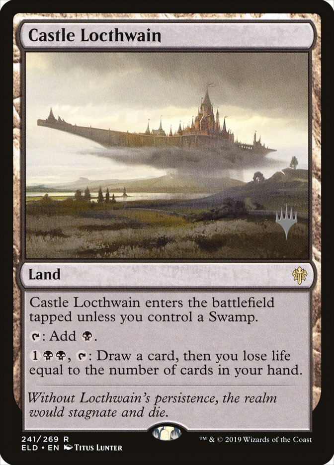 Castle Locthwain (Promo Pack) [Throne of Eldraine Promos] | Game Haven TX