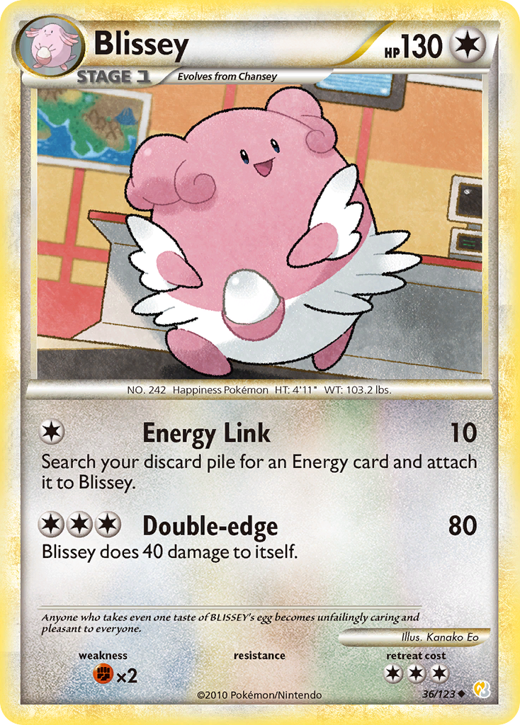 Blissey (36/123) [HeartGold & SoulSilver: Base Set] | Game Haven TX