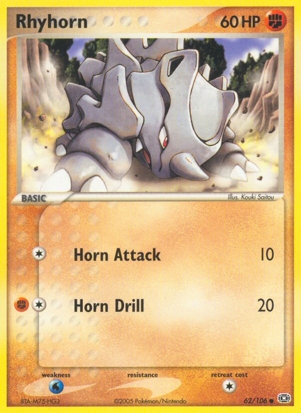 Rhyhorn (62/106) [EX: Emerald] | Game Haven TX