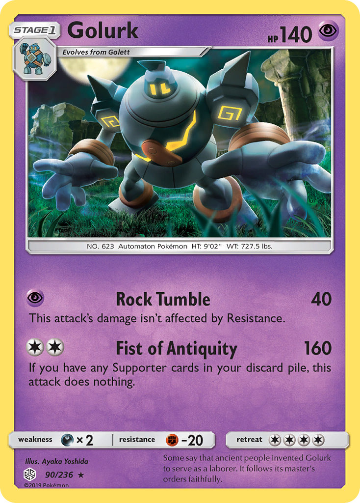 Golurk (90/236) [Sun & Moon: Cosmic Eclipse] | Game Haven TX