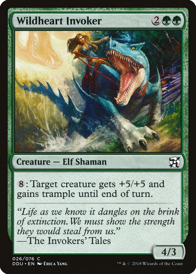 Wildheart Invoker [Duel Decks: Elves vs. Inventors] | Game Haven TX