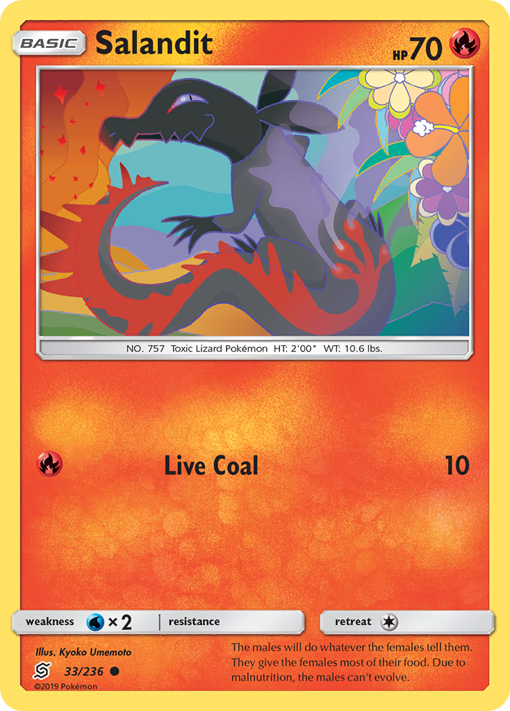 Salandit (33/236) [Sun & Moon: Unified Minds] | Game Haven TX