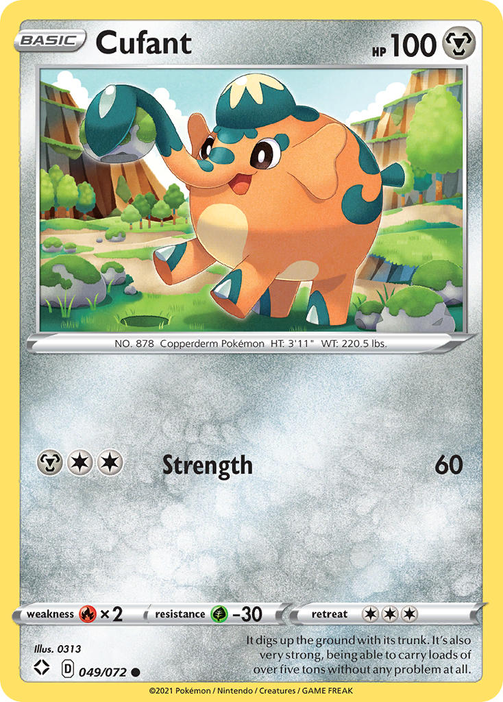 Cufant (049/072) [Sword & Shield: Shining Fates] | Game Haven TX