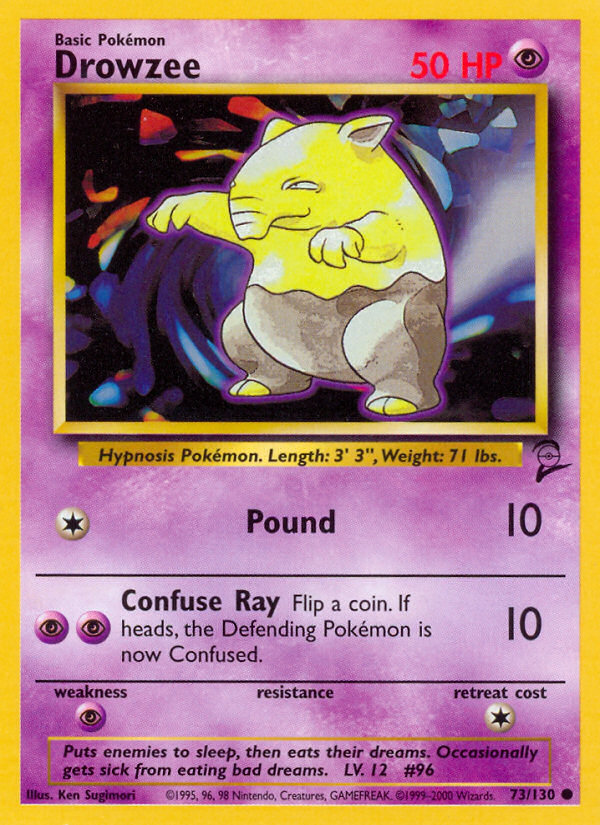 Drowzee (73/130) [Base Set 2] | Game Haven TX