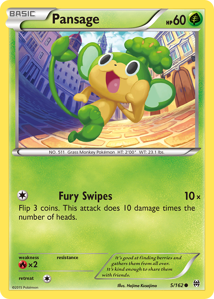 Pansage (5/162) [XY: BREAKthrough] | Game Haven TX